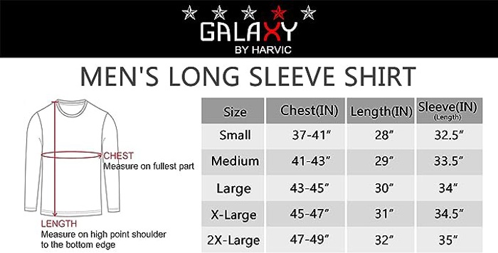 Men's Cotton-Blend Long Sleeve Crew Neck Tee
