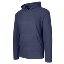 Navy XXL Men's Waffle Knit Thermal Pullover Hoodie (S-3XL)