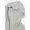 Navy XXL Men's Waffle Knit Thermal Pullover Hoodie (S-3XL)