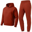Brick XL Men’s Heavyweight Soft Fleece Cotton Blend Pullover Hoodie & Sweatpants Jogging Set (S-2XL)