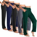  Women’s Premium Lounge Pants – Lightweight Cotton Blend, Elastic Waist with Drawstring & Side Pockets
