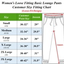 Burgundy XL Women’s Premium Lounge Pants – Lightweight Cotton Blend, Elastic Waist with Drawstring & Side Pockets