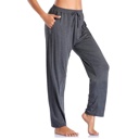 Charcoal XL Women’s Premium Lounge Pants – Lightweight Cotton Blend, Elastic Waist with Drawstring & Side Pockets