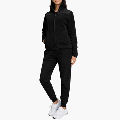 Women's 2-Piece Fashion Sweater & Jogger Polar Fleece Matching Set