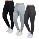  3-Pack Women's Loose Fit Fleece Jogger Sweatpants (S-3XL)