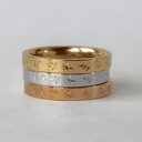  Mama Stamped Vines Stainless Steel Stackable Ring