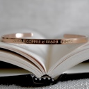  Bookish Theme Bangle Cuff