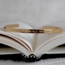  Bookish Theme Bangle Cuff