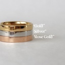  Cherry Hand Stamped Stainless Steel Stackable Ring