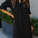  Rebecca Black Ruffled Sleeve Shift Dress for Women
