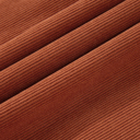  Corduroy Snap Button Empire Waist Bracelet Sleeve Dress for Women