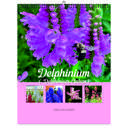 Delphinium 2026 Wall Calendar - Botanical Photography - 12-Month Bloom Series - 8.5x11 Wire-O Hanging Planner