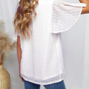  Sale! Swiss Dotted Flutter Sleeve Top 