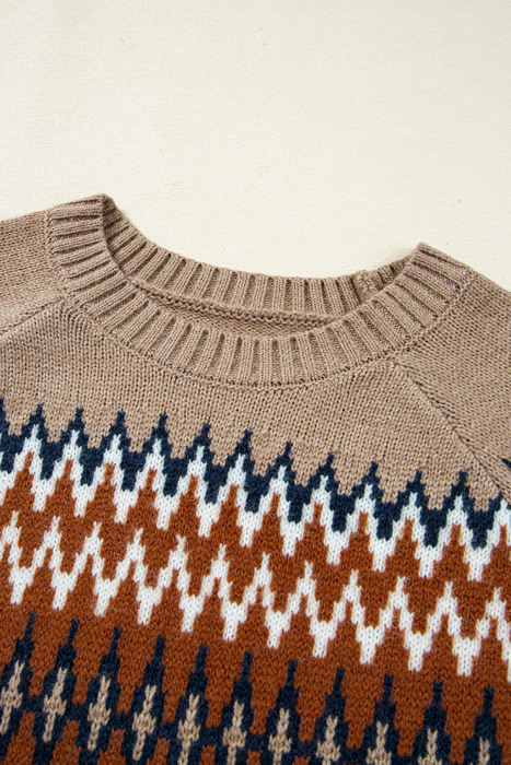Clearance! Desert Trails Fair Isle Knit Sweater