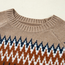  Clearance! Desert Trails Fair Isle Knit Sweater