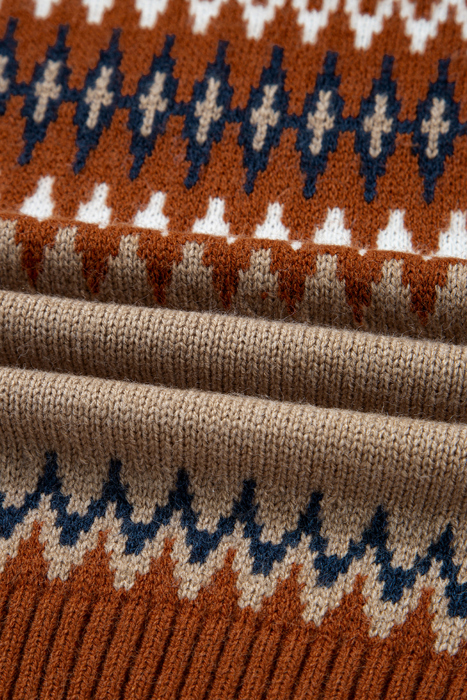Clearance! Desert Trails Fair Isle Knit Sweater