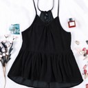  Sale! Peplum Tied Racerback Tank Top