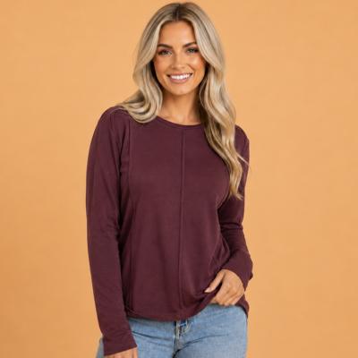 Elevated Essential Reverse Seam Long Sleeve Top