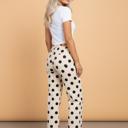  Clearance! Polka Dot Denim Wide Leg Jeans