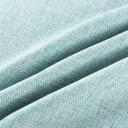 Aqua Set of 2 Decorative Throw Pillow Covers 20x20, Linen Pillow Covers with Burlap Trim, Farmhouse Square Cushion Cases for Couch Sofa Bedroom Living Room
