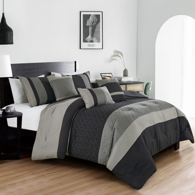 6 Piece Luxury Patchwork Comforter Set