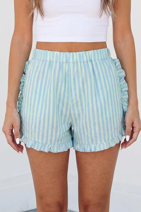 Ruffle Trim Shorts