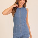 Festival Worthy Denim Romper