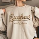 Yeehaw and Amen Graphic Sweatshirt