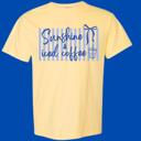 Small Yellow- Sunshine & Iced Coffee Summer Graphic Tees