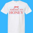 Small White- American Honey Summer Graphic Tees