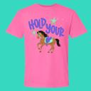 Medium Hold Your Horses Summer Graphic Tees