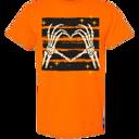 Small Skeleton Heart Halloween Graphic Tees