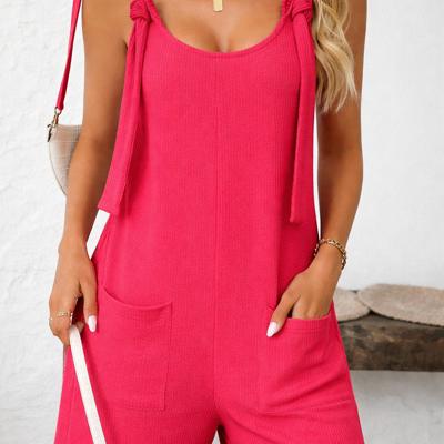 Striped Spaghetti Strap Casual Romper
