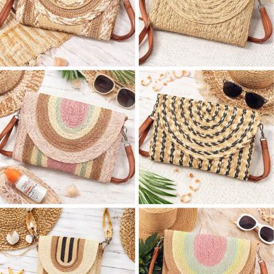 Boho Woven Crossbody Clutch