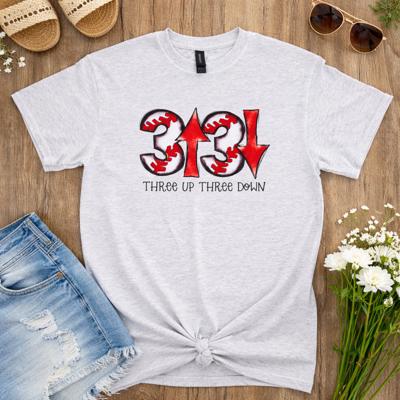 3 Up 3 Down Graphic T-shirt