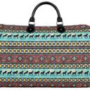 Turquoise Horse Trail American Bling Weekender Bag