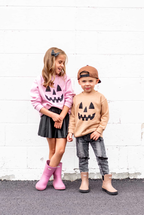 Kids Halloween and Fall Sweatshirt 