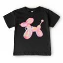 Top Trend! Balloon Dog Girls Tee | Cute Boutique Kids Shirt | Bright Summer Outfit