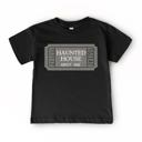  Vintage Haunted House Ticket Tee | Kids Halloween Shirt