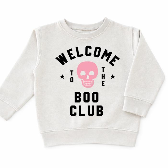 Boo Club Girls Halloween Sweatshirt