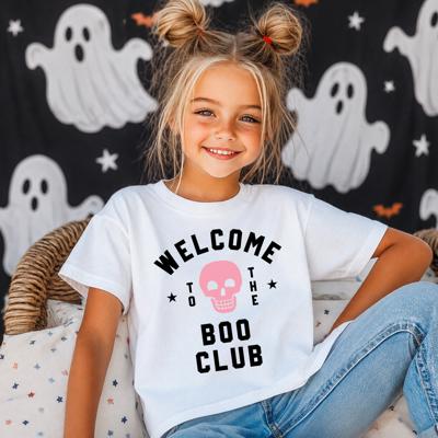 Welcome to the Boo Club Graphic Tee | Girls Halloween Shirt