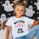  Welcome to the Boo Club Graphic Tee | Girls Halloween Shirt
