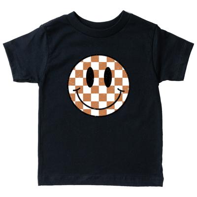 Checkered Smiley | Toddler + Youth Boys Tee