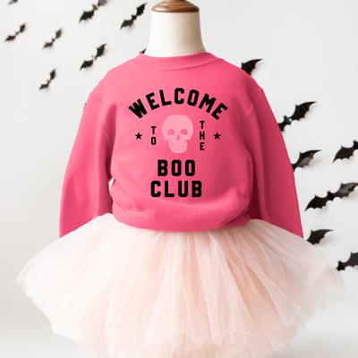 Boo Club Girls Halloween Sweatshirt