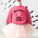  Boo Club Girls Halloween Sweatshirt