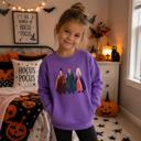  Sanserson Sisters Girls Halloween Sweatshirt | Hocus Pocus Kids Sweatshirt