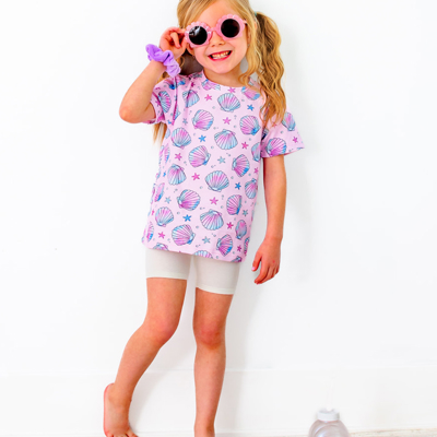 Mermaid Shells | Baby and Toddler Girls Summer Beach Shirt