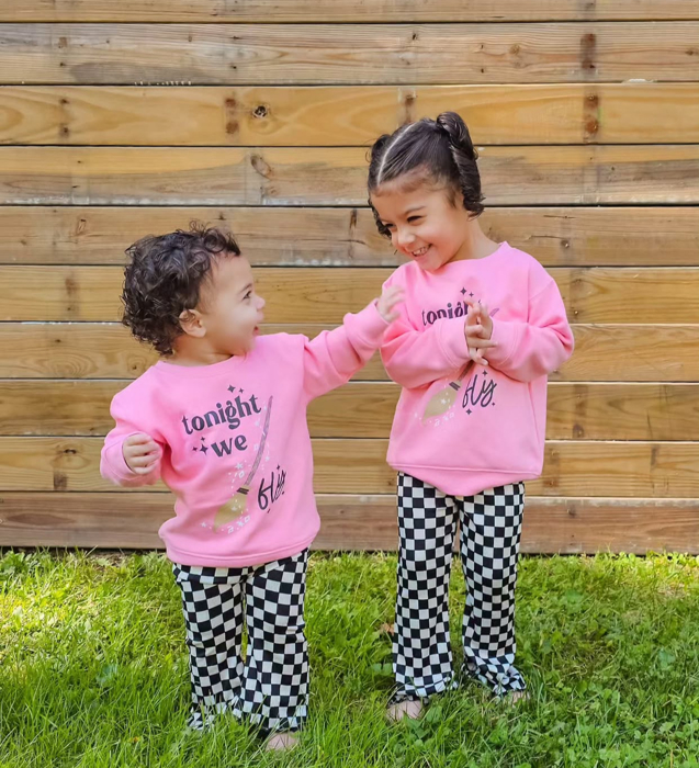 Girls Halloween Sweatshirt | Hocus Pocus Tonight We Fly Kids Sweatshirt