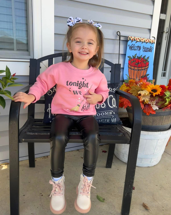Girls Halloween Sweatshirt | Hocus Pocus Tonight We Fly Kids Sweatshirt