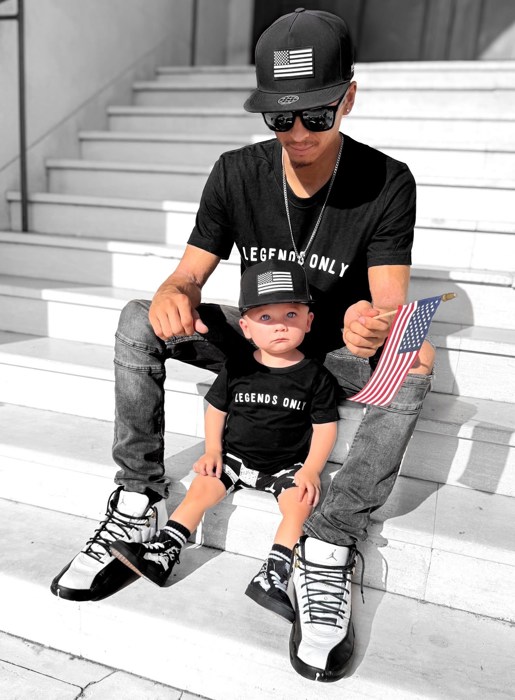 Dad and Son Matching Shirts – Legends Only Father’s Day Graphic Tee (Toddler & Adult)